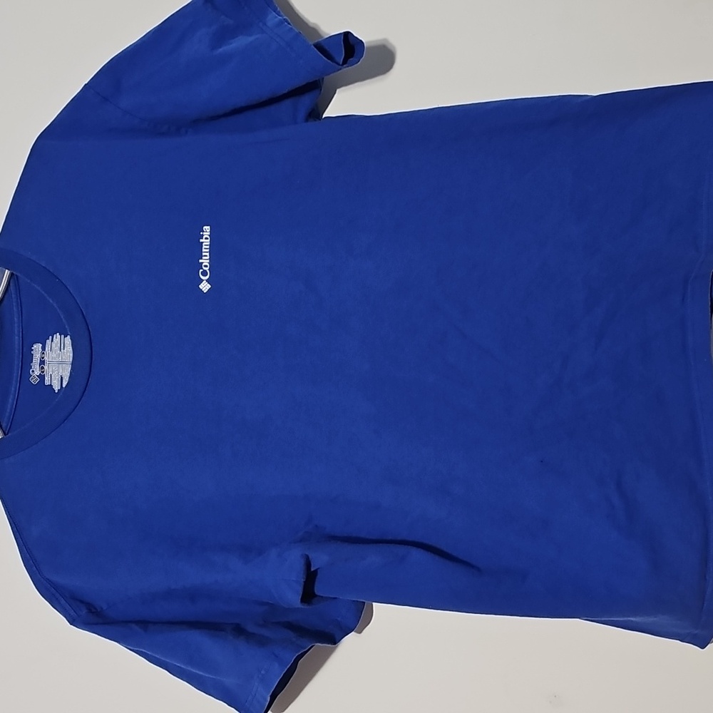 Columbia Men's Royal Blue Short Sleeve Tee Size Large Sportswear Company
